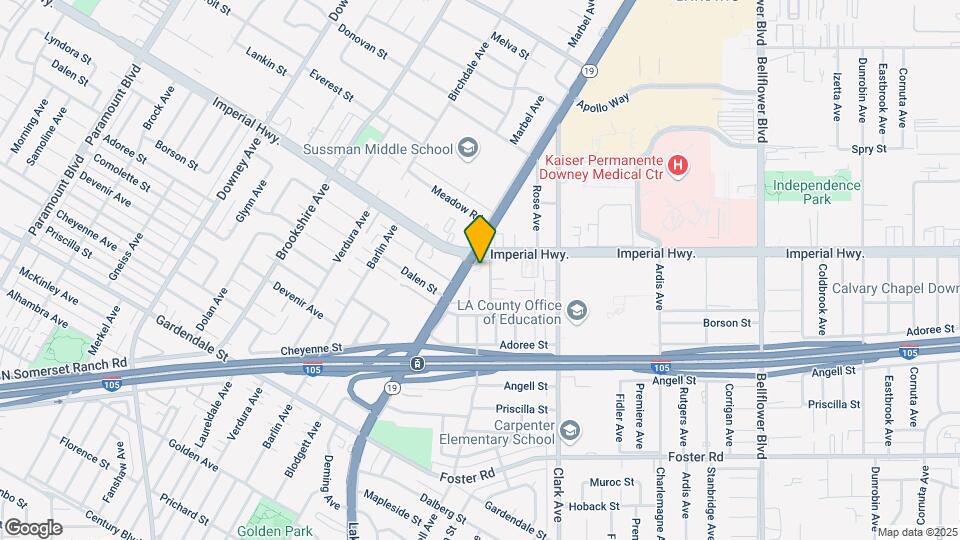 12618 Lakewood Blvd Map and Location Details