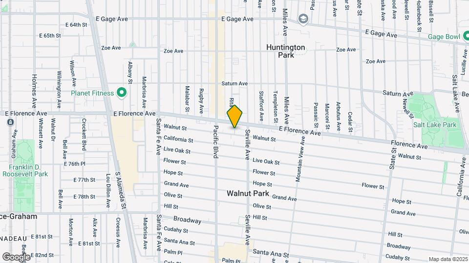 2645 Walnut St Map and Location Details