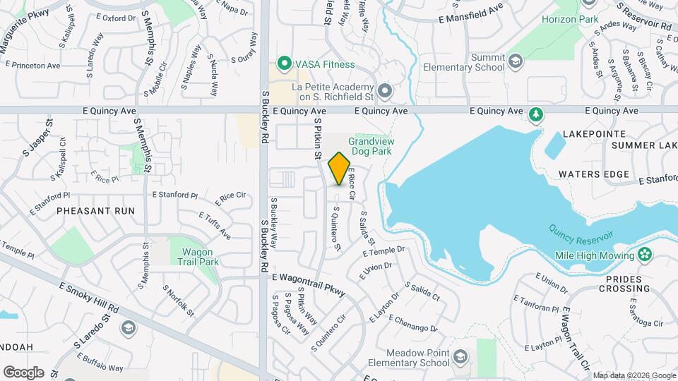17213 E Stanford Ave Mapa y Detalles de la Ubicación