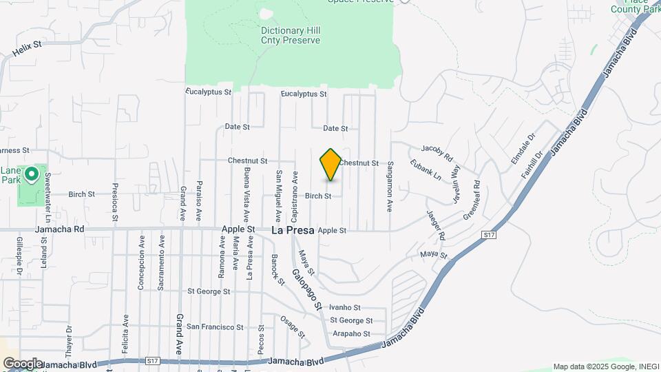 1221 Coronado Ave Map and Location Details