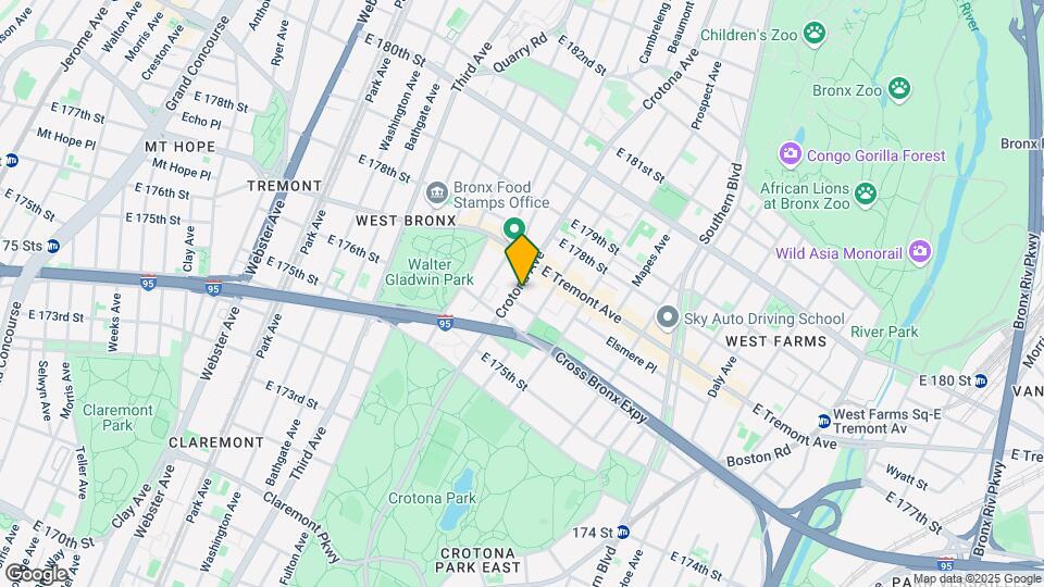 1908 Crotona Ave Map and Location Details