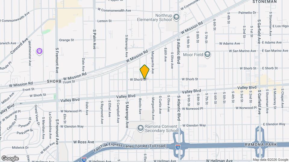 1201 S Electric Ave Mapa y Detalles de la Ubicación