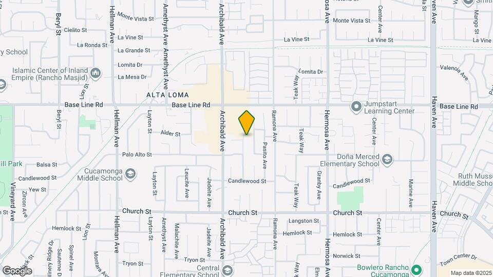 7425 Malven Ave Map and Location Details