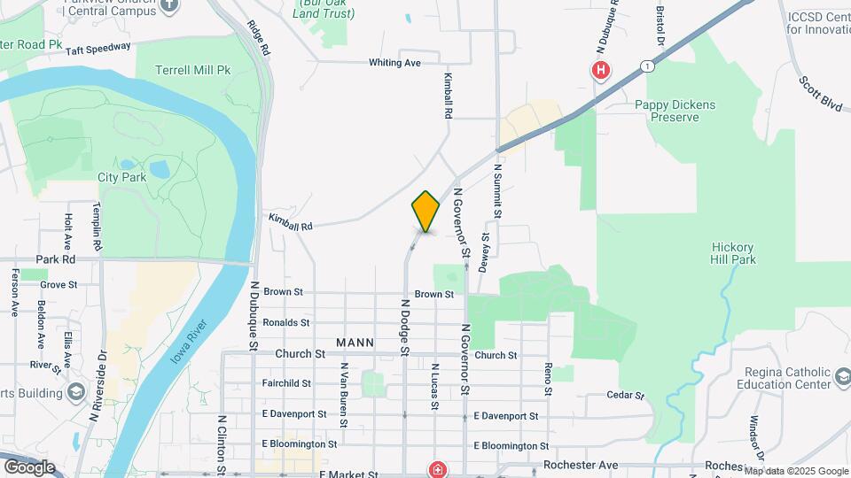 910 N Dodge St Map and Location Details