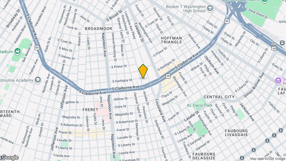 3019 Delachaise St, Unit 3019 Map and Location Details