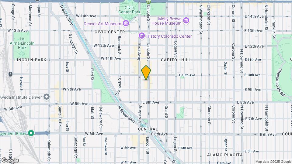 925 Lincoln St Map and Location Details
