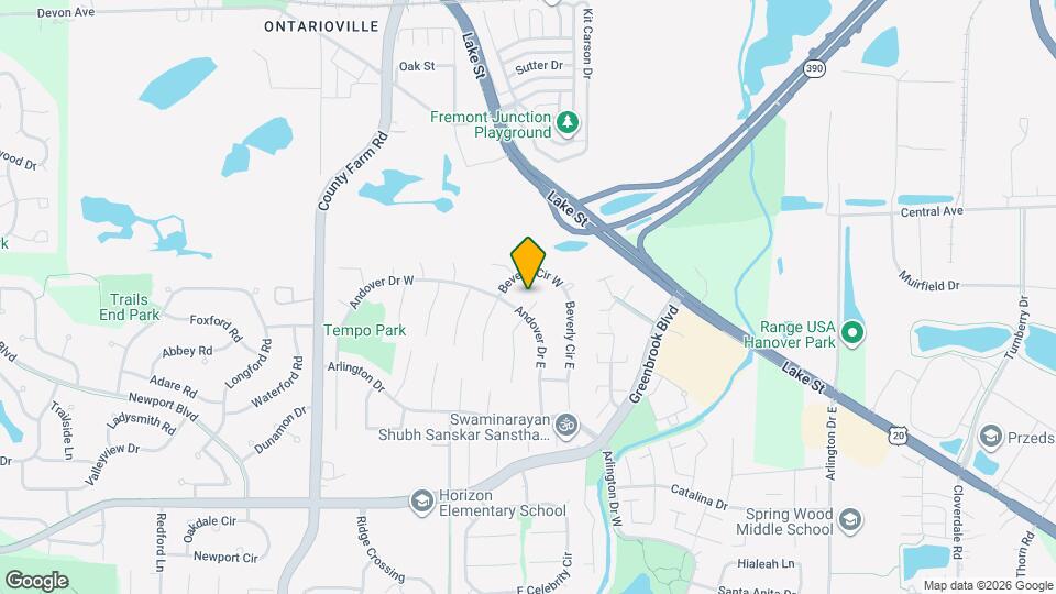 5910 Bradley Ct N Map and Location Details