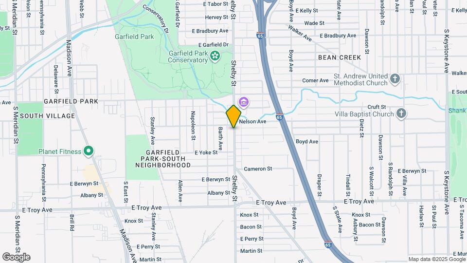 2718 Shelby St Map and Location Details