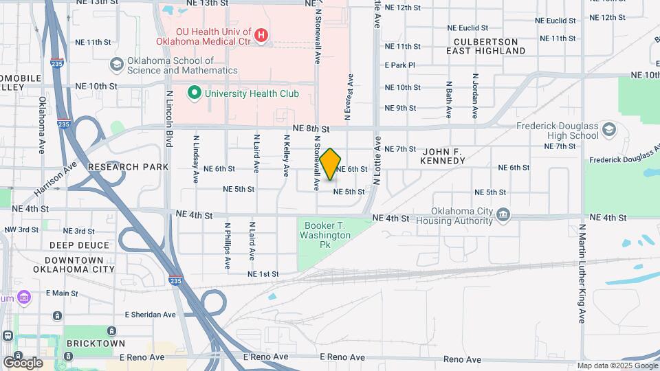 605 N Idaho Ave Map and Location Details
