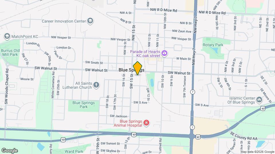401 SW 13th St Map and Location Details