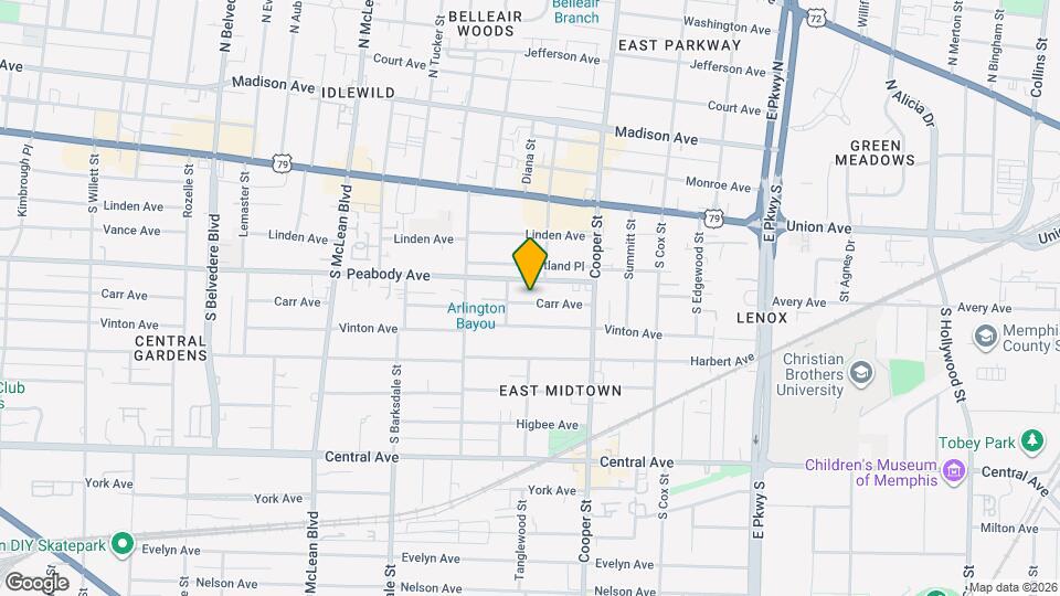 2060 Carr Ave Map and Location Details