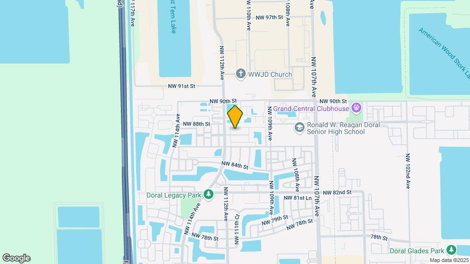 11061 NW 87th St Map and Location Details