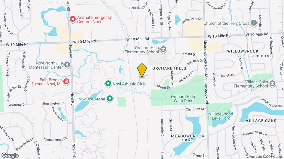 Novi Ridge Apartments Map and Location Details