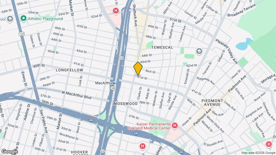 491 41st St Map and Location Details