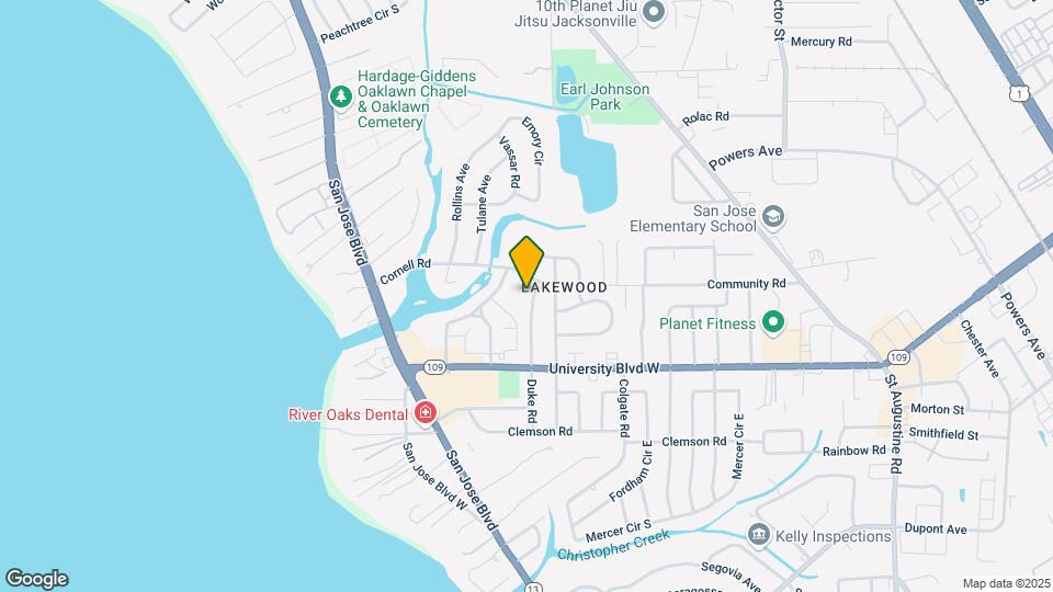 5424 Duke Rd Mapa y Detalles de la Ubicación