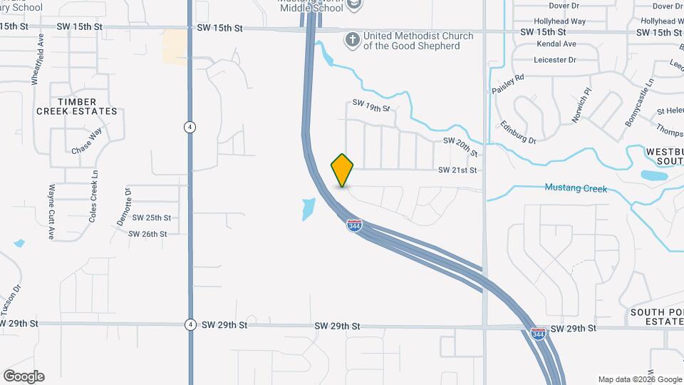 10952 SW 23rd Pl Map and Location Details