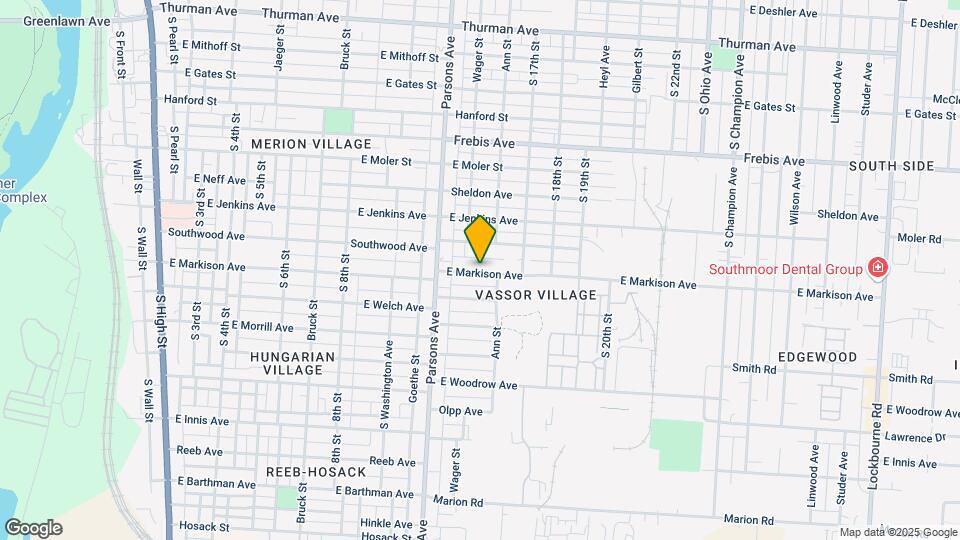 510 E Markison Ave Mapa y Detalles de la Ubicación