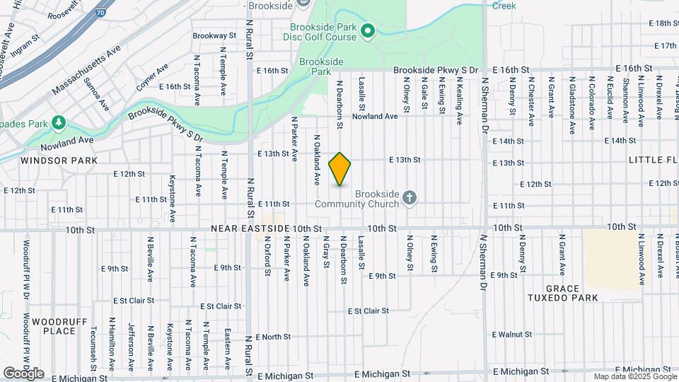 1119-1119 N Dearborn St Map and Location Details