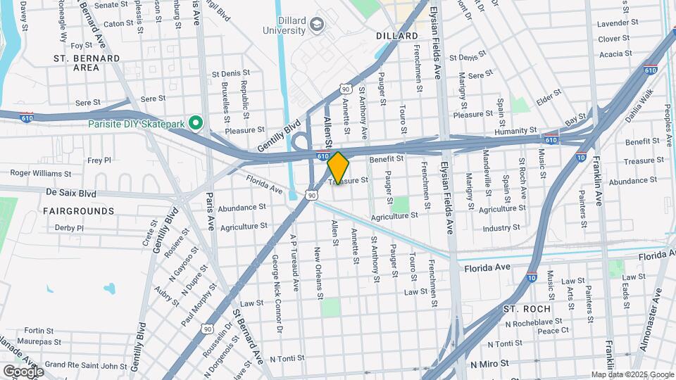 3027 Allen St Map and Location Details