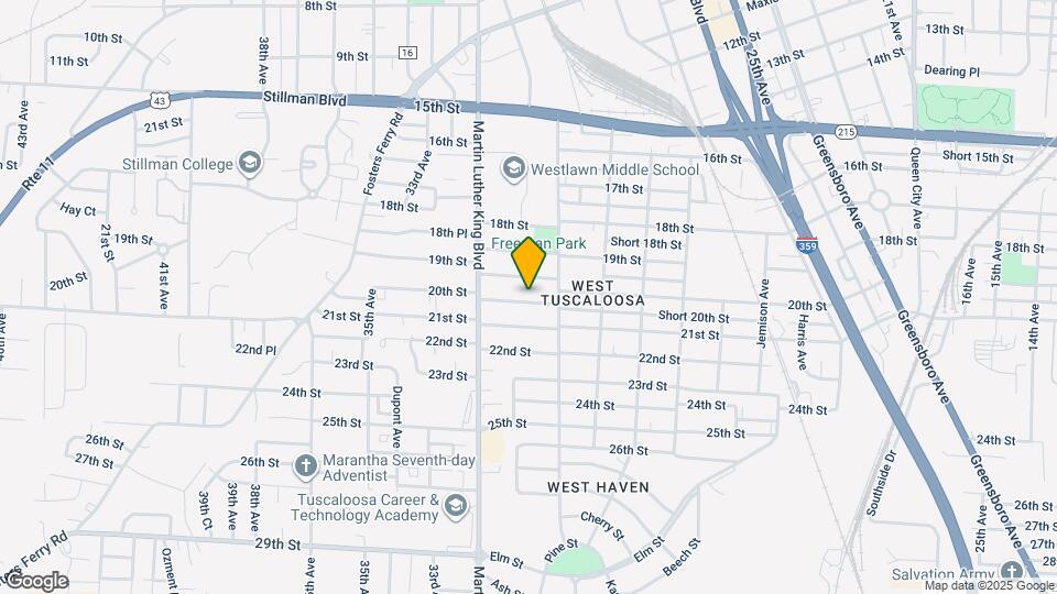 3024 20th St Map and Location Details