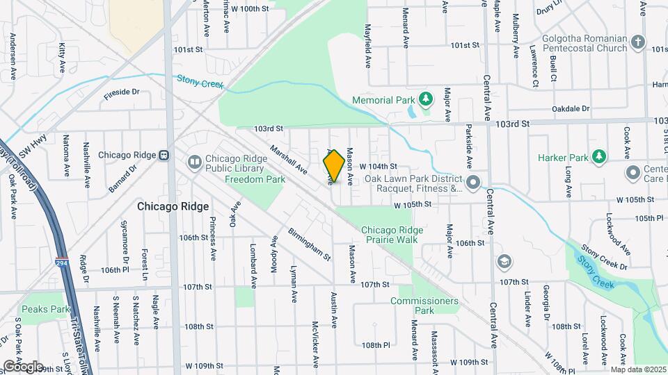 10429 Austin Ave Map and Location Details