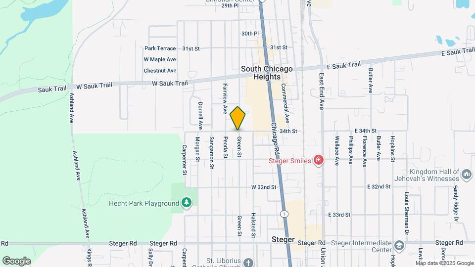 3002 Green St Map and Location Details