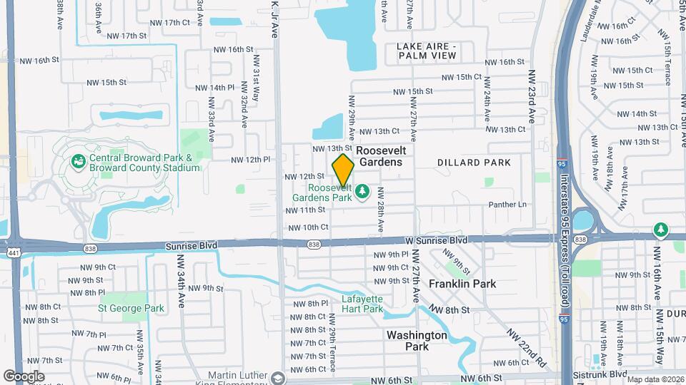 2920 NW 11th Pl Map and Location Details