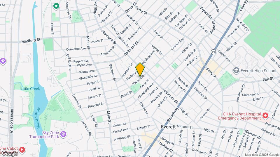 48 Tappan St Map and Location Details