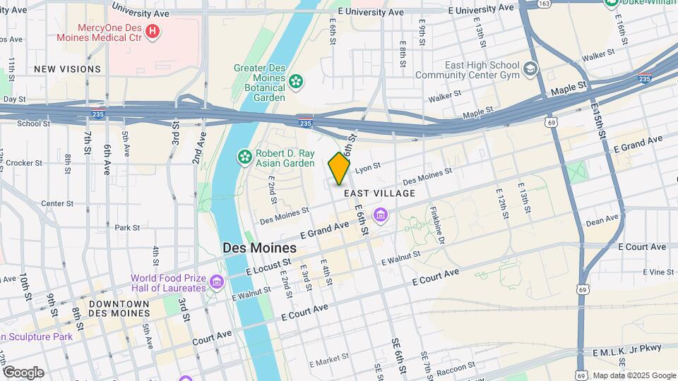 609 E 5th St Mapa y Detalles de la Ubicación