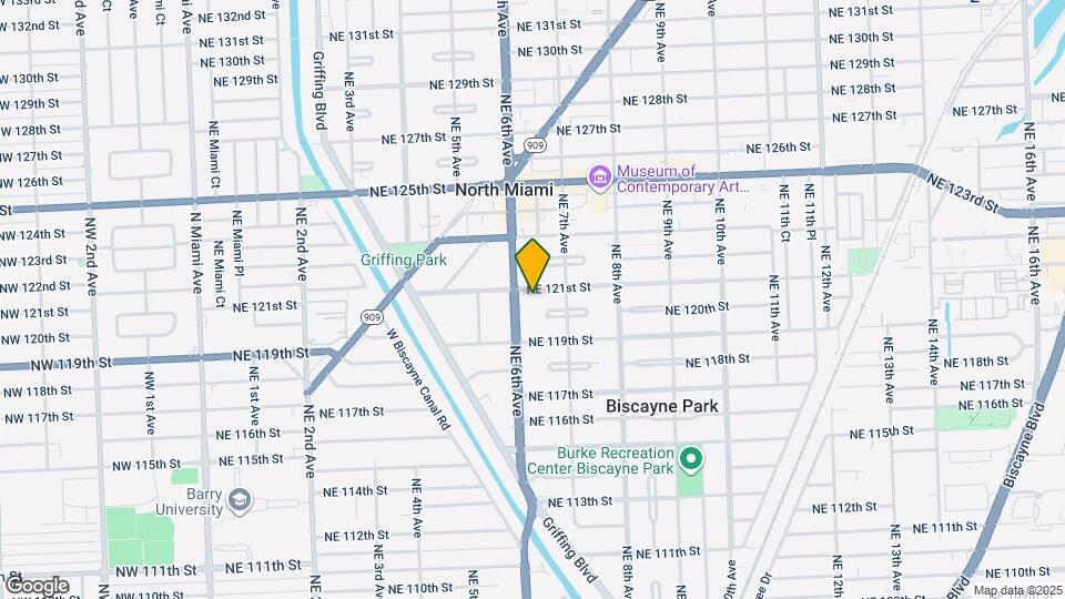 630 NE 121st St Map and Location Details