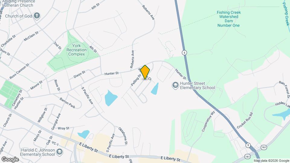 165 Hunter Park Dr Mapa y Detalles de la Ubicación