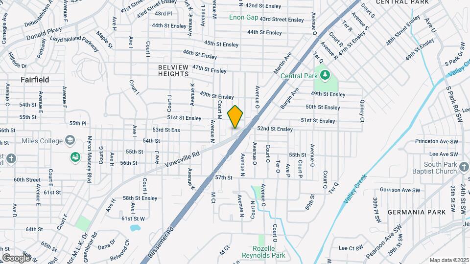 1340 Vinesville Rd Mapa y Detalles de la Ubicación