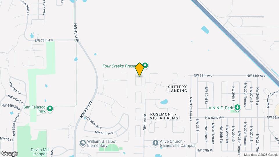 6746 NW 37th Terrace Map and Location Details