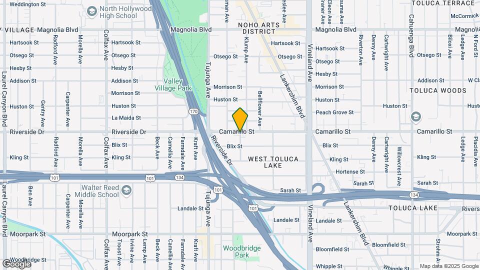 11246 Camarillo St Map and Location Details