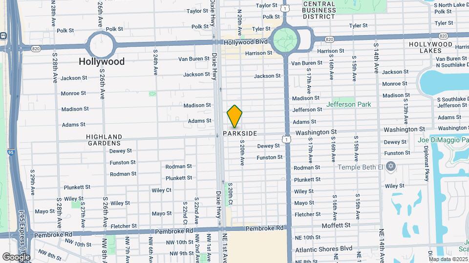 2025 Washington St Map and Location Details