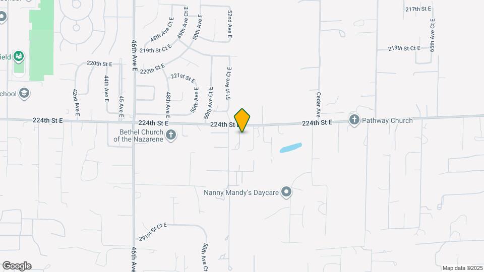 22512 53rd Ave Ct E Map and Location Details