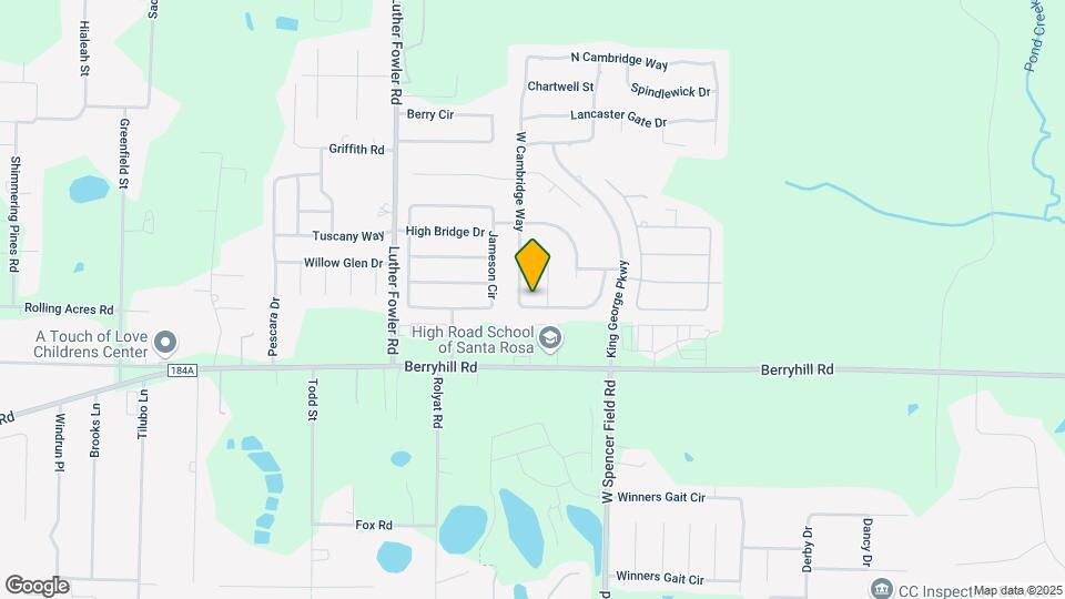 4128 S Cambridge Way Map and Location Details