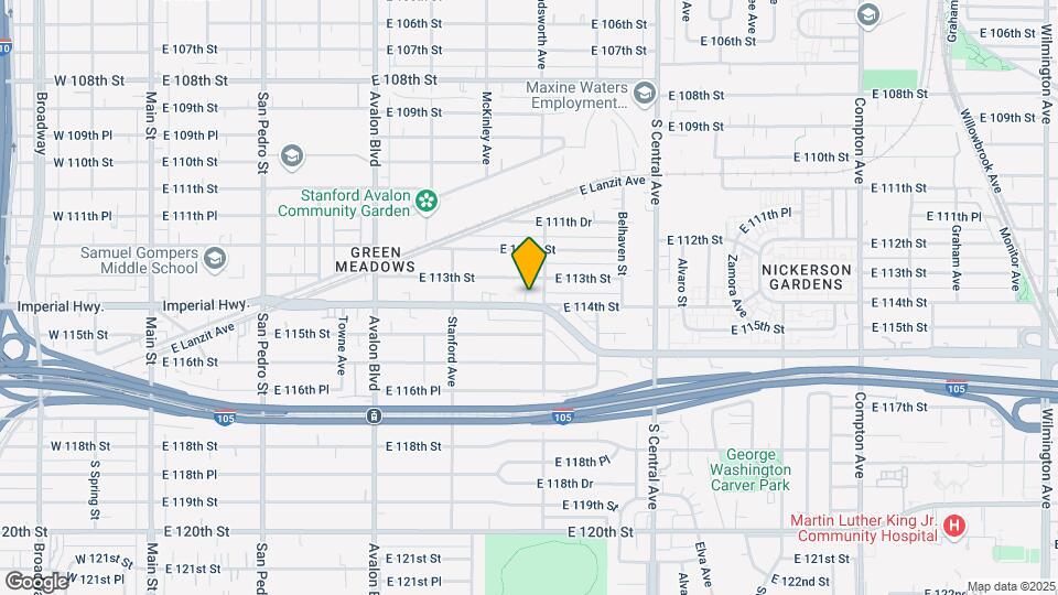 847 E Imperial Hwy Mapa y Detalles de la Ubicación