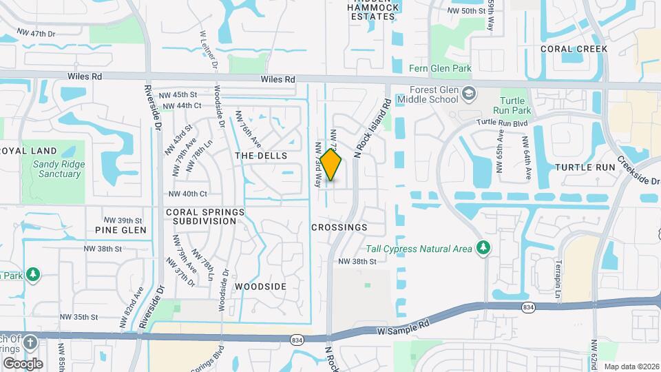 4002 NW 73rd Ave Map and Location Details