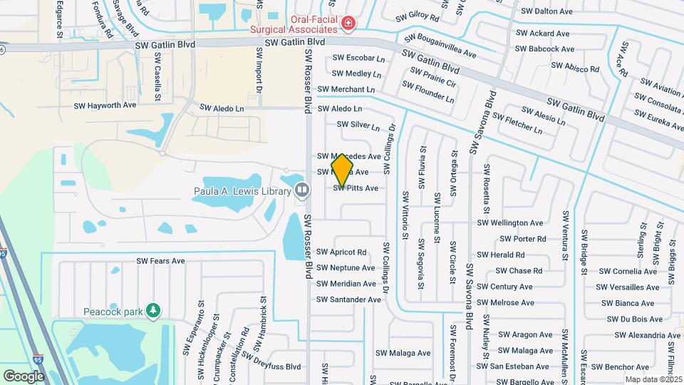 1576 SW Pitts Ave Map and Location Details