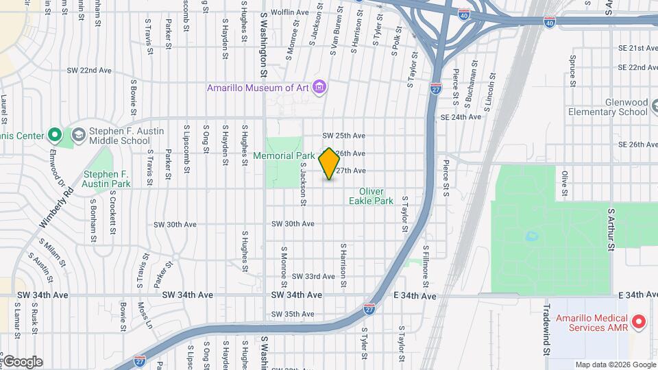 2709 S Van Buren St Map and Location Details