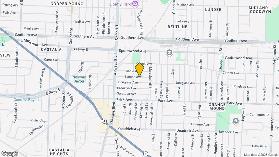 2433 Zanone Ave Map and Location Details