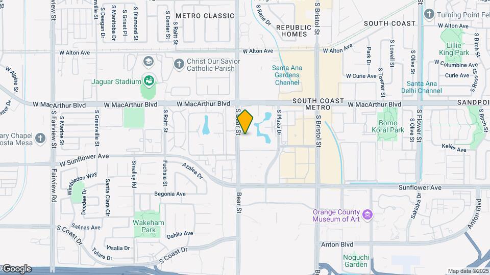 3625 S Bear St Map and Location Details