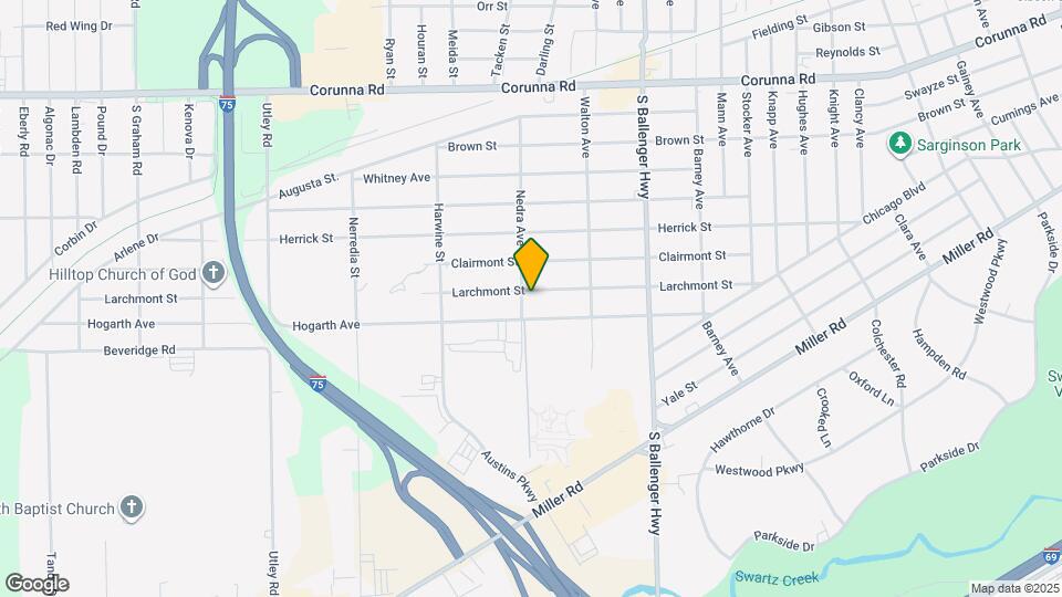 3929 Larchmont St Map and Location Details