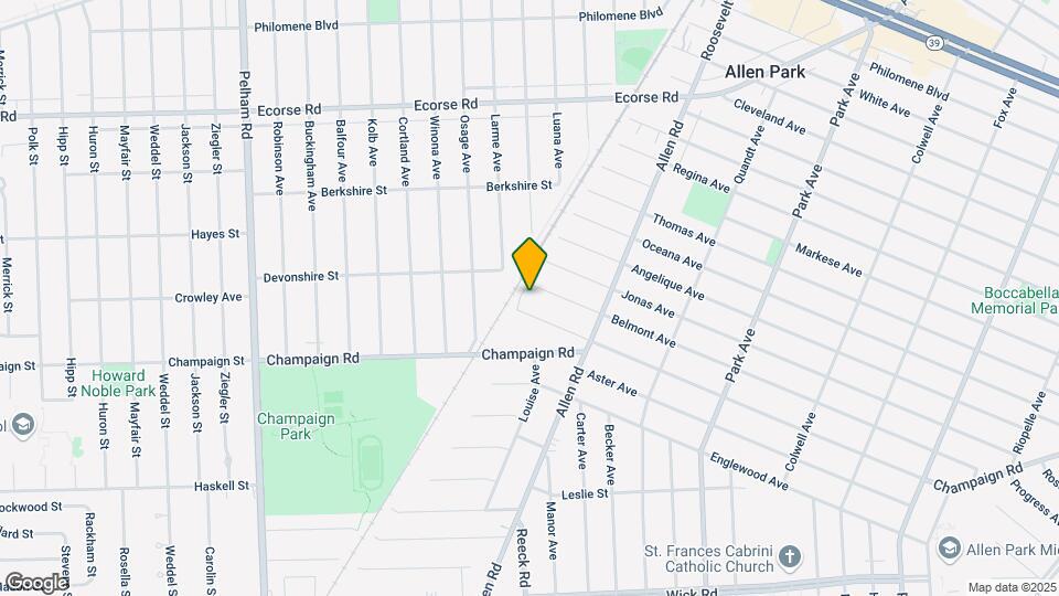 16235 Belmont Ave Map and Location Details