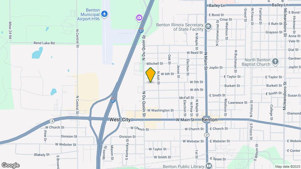 510 W 5th St Map and Location Details