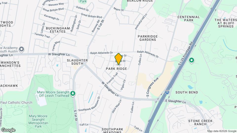 8836 Francia Trail Map and Location Details