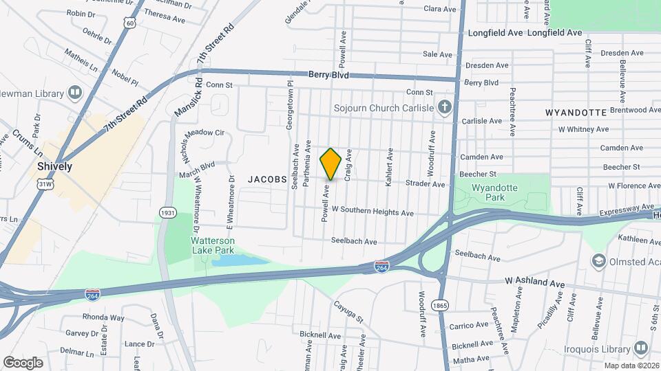 3707 Powell Ave Map and Location Details