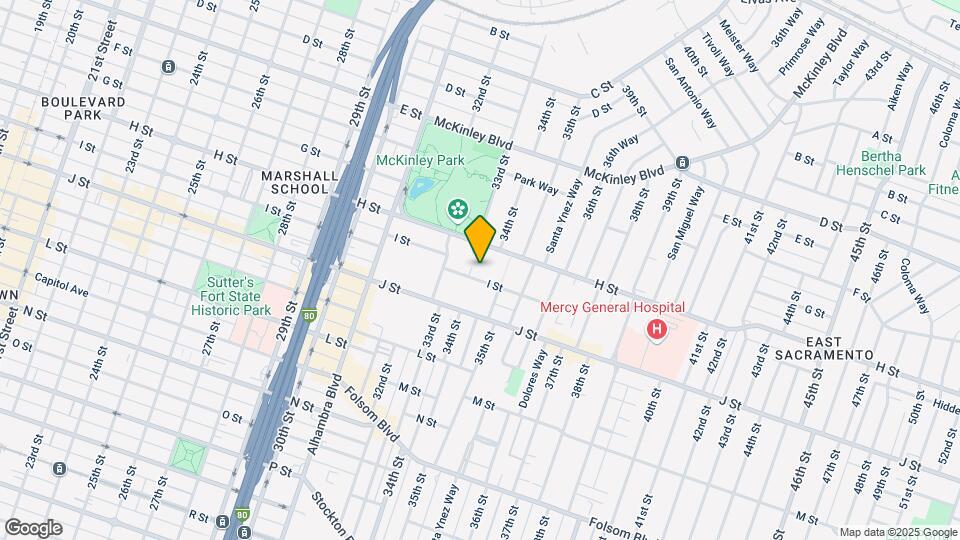 3411 I St Map and Location Details