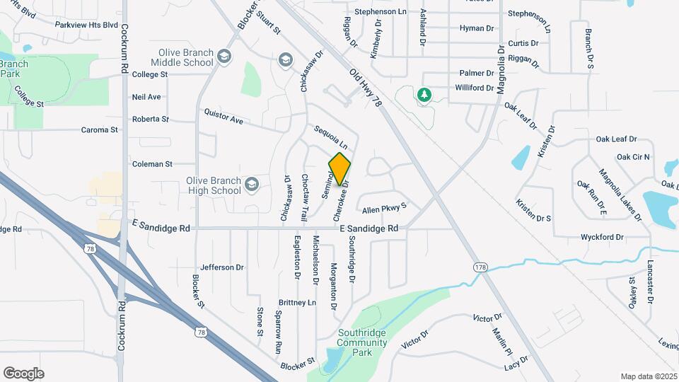 6179 Cherokee Dr Map and Location Details